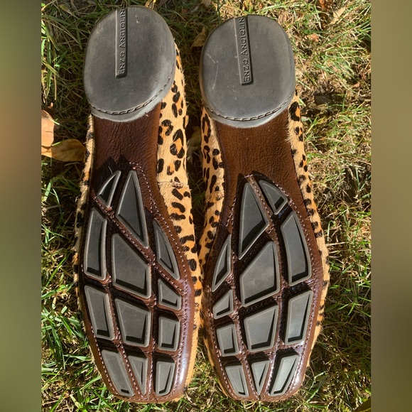NWOT! Enzo Angiolini Leopard Print Faux Fur Flats Size 8 - Picture 9 of 16